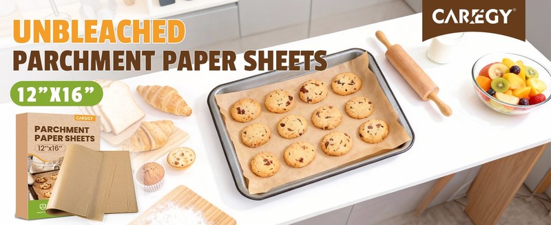 240Pcs Unbleached Parchment Paper Sheets, 12 x 16 Inch,Precut gallery