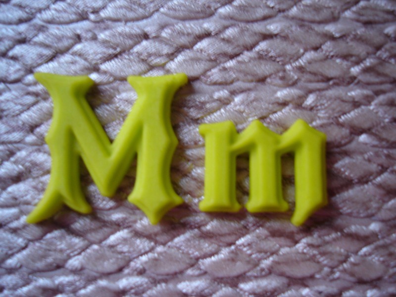 decorative edible letters / numbers for cake / cupcake decoration gallery