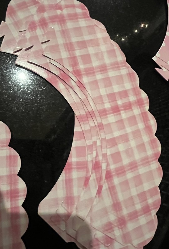 96pcs Baby Shower Pink Cupcake Wrappers Toppers It's A Girl Party Polka Dot gallery