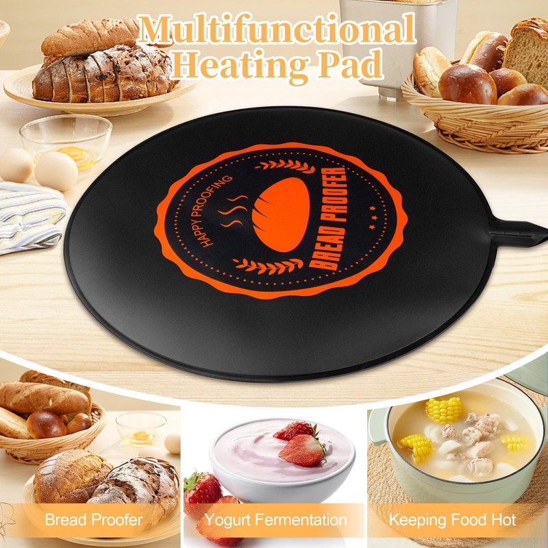Bread Proofer Warming Mat，Temperature Control Sourdough Heating Pad Dough gallery