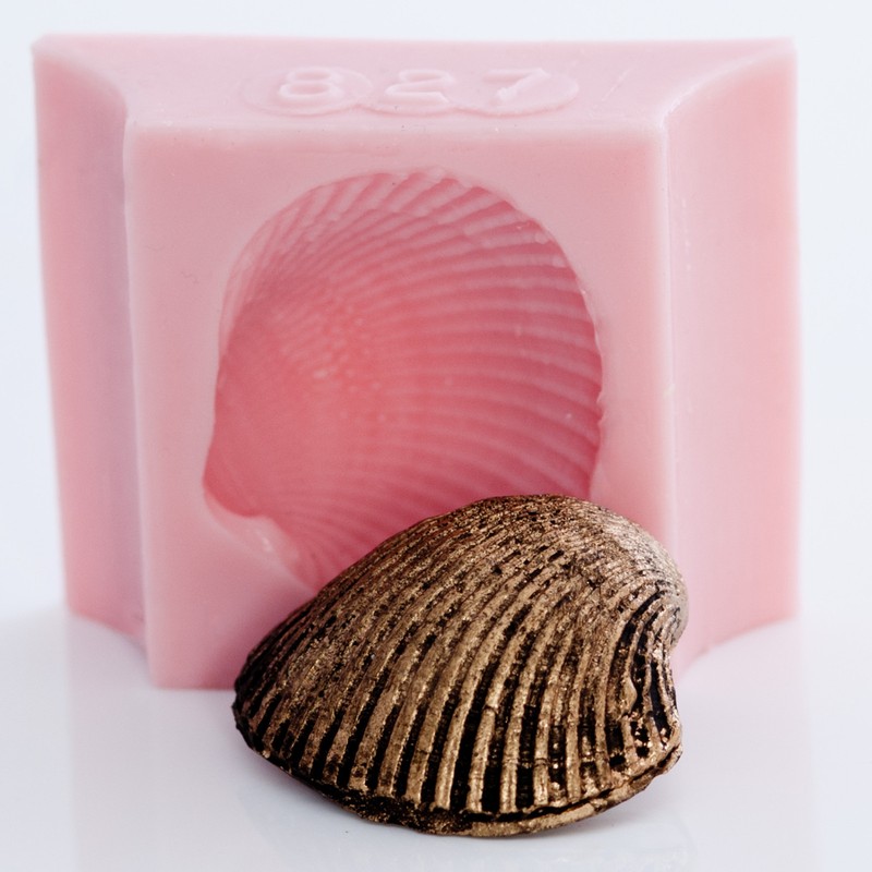 Seashell Candy Mold Chocolate Gumpaste Soap Candle Wax Clay Silicone Mold (827) gallery