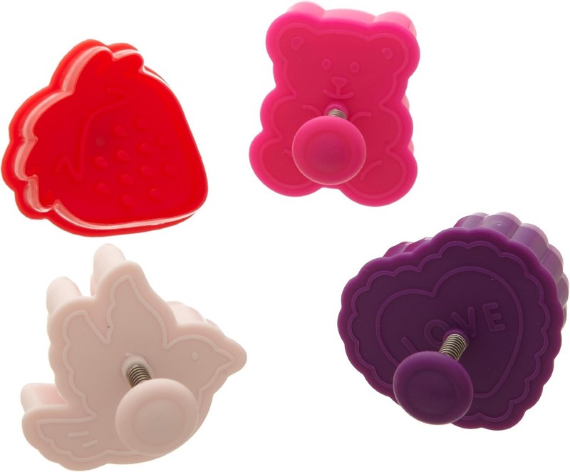 Valentine Themed Plunger Cutters, Set of 4 Shapes for Cutting Decorations & D... gallery