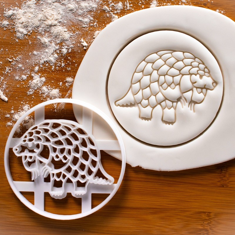 Pangolin Cookie Cutter – wildlife animal conservation safari nature zoo anteater