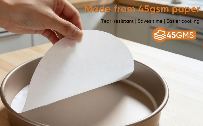 200PCS Parchment Paper Rounds, 9 Inch White Cake Pan Liners, gallery