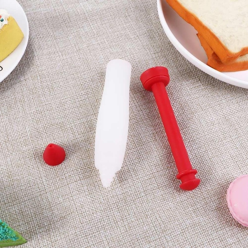 2pcs Baking Tool Chocolate Jam Writing Pen Cake Graffiti Pen Squeeze Cream Gun gallery
