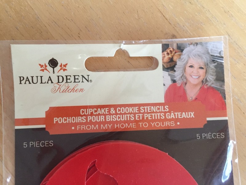 Paula Deen Cupcake & Cookie Stencils - 5 Different Designs - Factory Sealed gallery