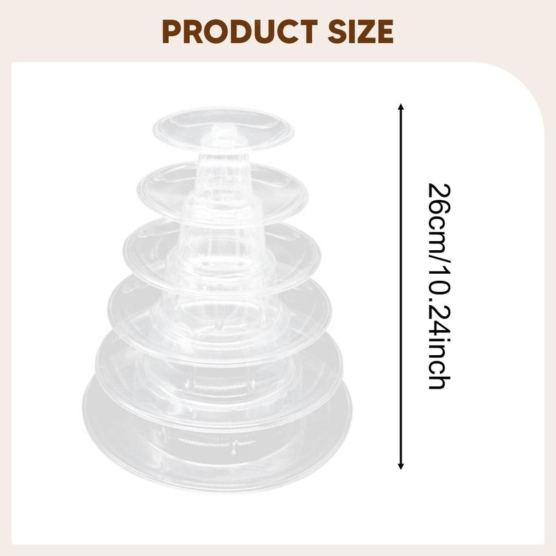 Macaron Tower Stand Cake Stand Platter Clear Food Serving Stands Serving Tray gallery