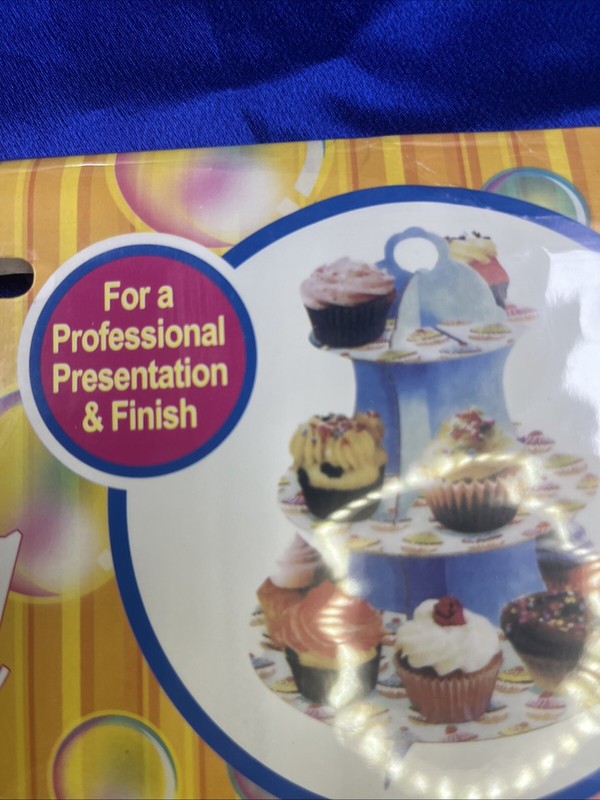 3 Tier Cupcake Stand Wire for Birthday Party Easter Holiday Display Holds 1 3 gallery