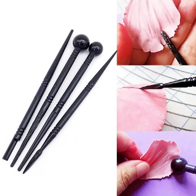 31pcs Fondant Cake Modeling Decorating Hand Sculpting Tools Kit for Cookie Ca... gallery