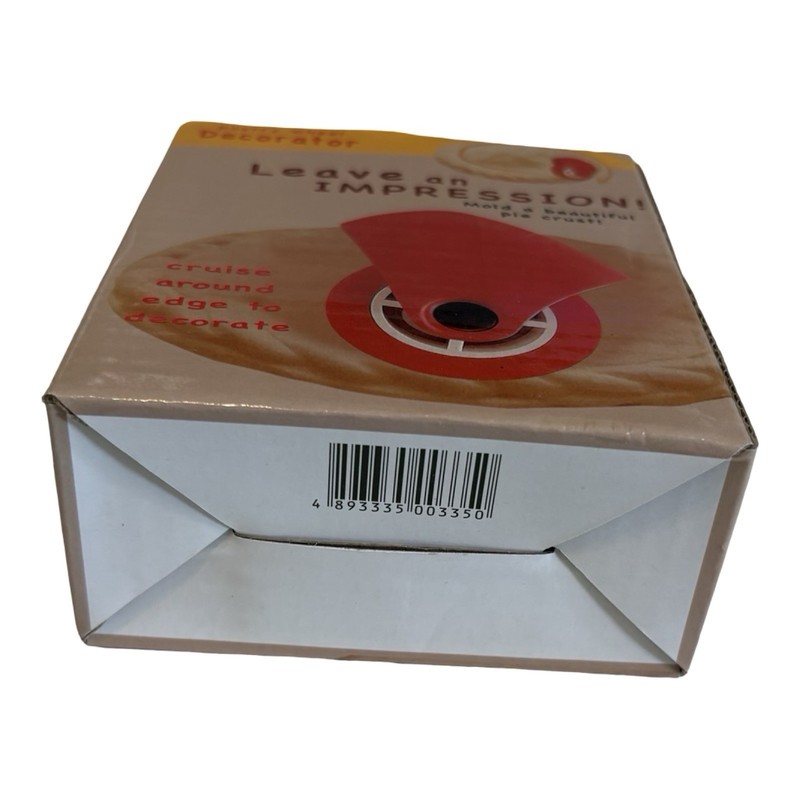 Talisman Designs Pastry Wheel Pie Crust Decorator, Red gallery