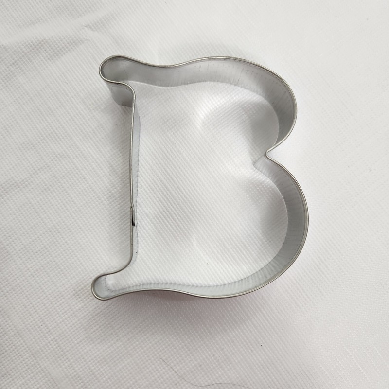 Cookie Cutter Initial Letter B Wilton Brand Monogram Metal