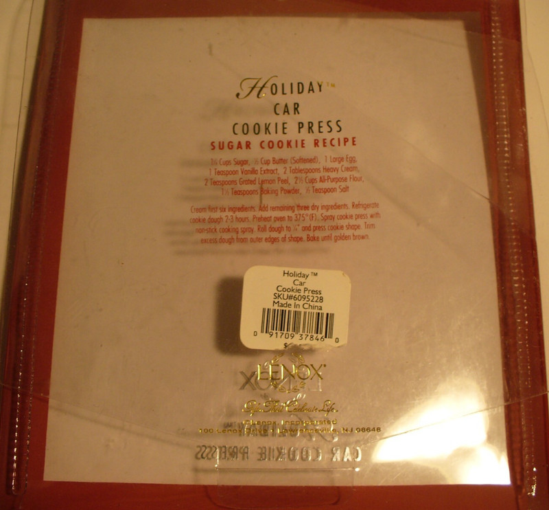 Lenox Holiday Car Cookie Press Volkswagen Bug Porcelain Ornament New Holly gallery