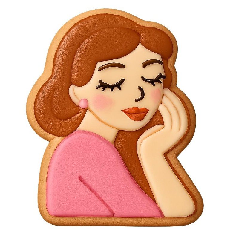 Playful Coquette Cookie Cutter & Stamp, Fondant & Clay - 3x4 gallery