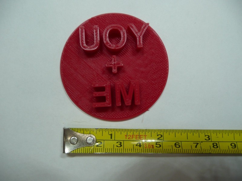 YOU + ME CANDY HEART COOKIE STAMP EMBOSSER MADE IN USA PR5471 gallery