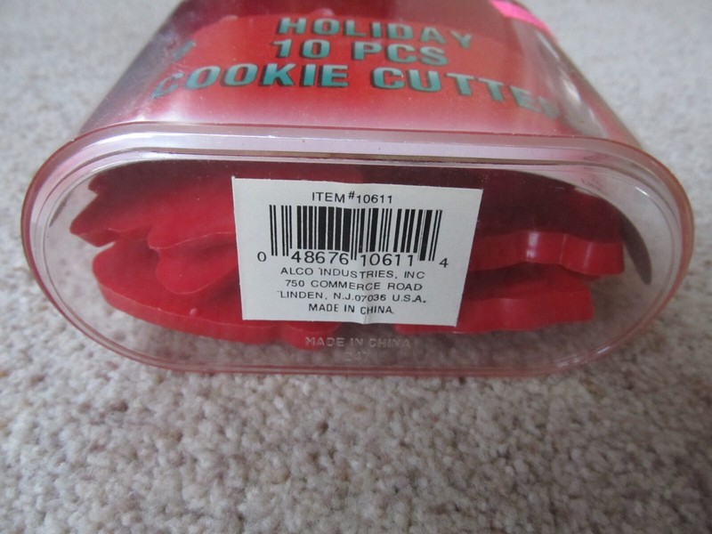 NEW - Vintage ALCO Industries Holiday Cookie Cutters - 10 Pieces-Christmas Time gallery