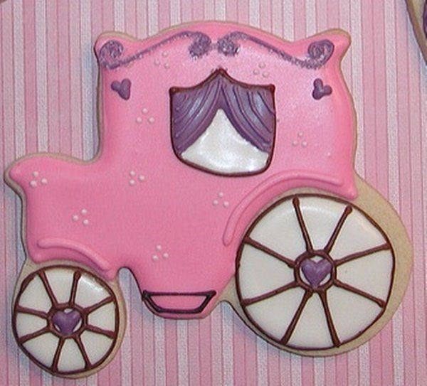 Princess Royal Crown Carriage Banner Cookie Cutter Party 3 pc Set gallery