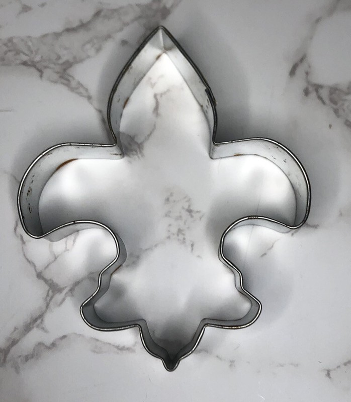 Wilton Fleur-de-lis Cookie Cutter Metal New Orleans Mardi Gras Saints French