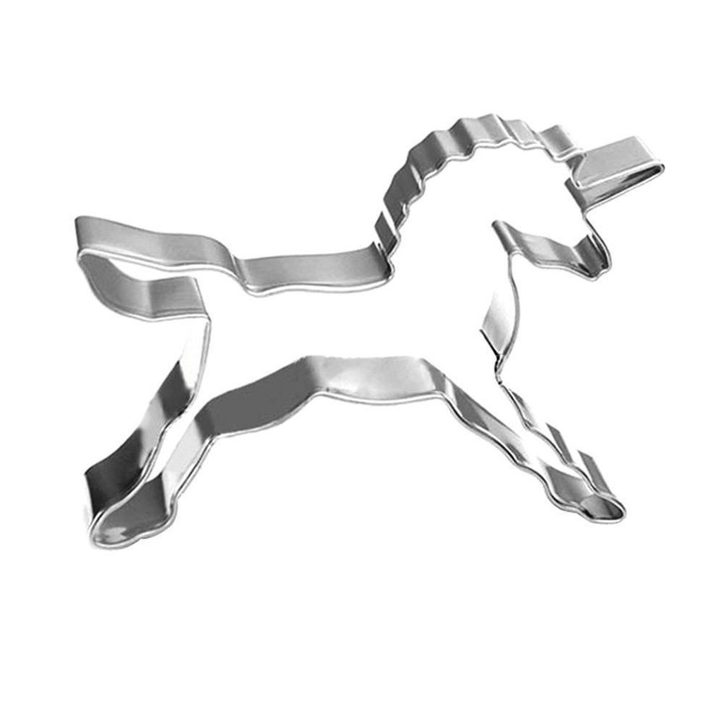 Cookie Cutter Unicorn 8Cm X 5Cm Metal Baking Cookies Magic