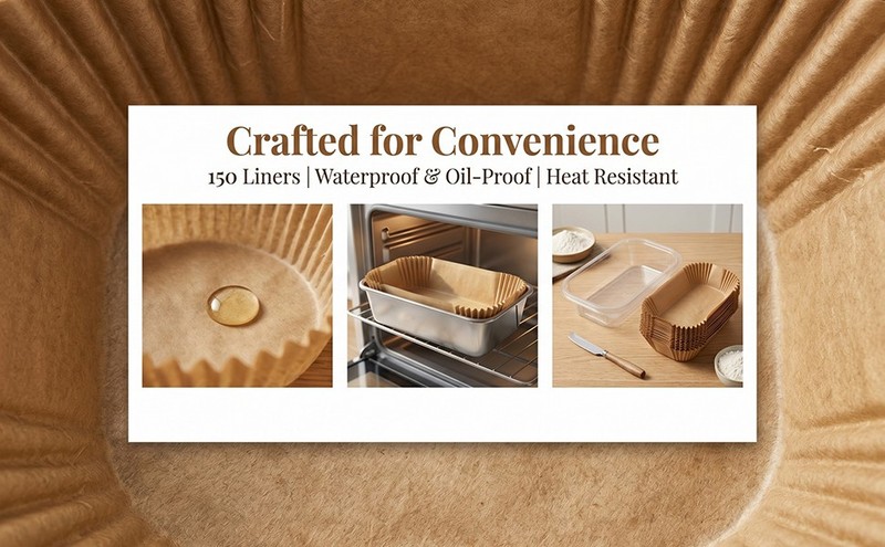 150Pcs Loaf Pan Liners, 9X5inch Parchment Paper Liners for Cooking Bread gallery