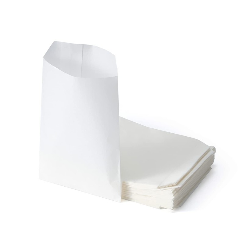 100PCS 3X5 Inch Glassine Waxed Paper Flat Semi-Transparent Small Paper Bags For