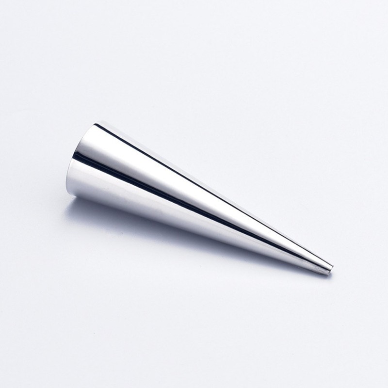 18Pcs Reusable Stainless Steel Croissant Tube Baking Tool for Home Silver gallery