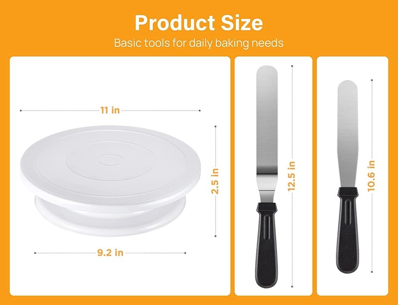 Soporte Para Pasteles Plato Giratorio Para Pastel Rotating Cake Stand Turntable gallery
