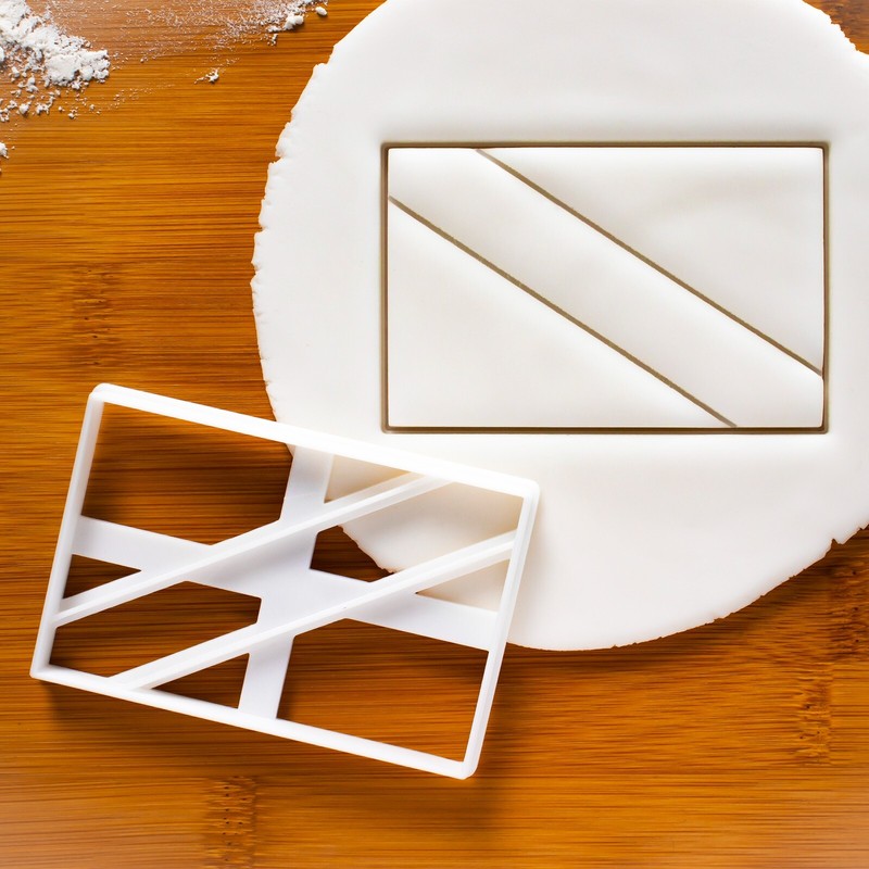 Scuba Flag Cookie Cutter – diving nautical beach snorkelling diver swimming