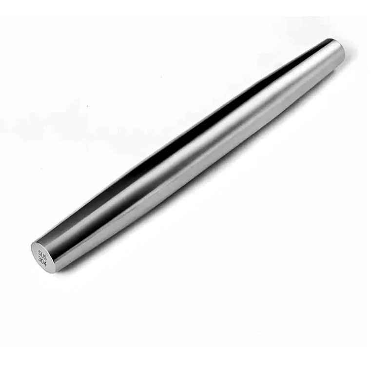 Cyoufine 12.8-inch Stainless Steel Rolling Pin for Baking, French Smooth Meta…