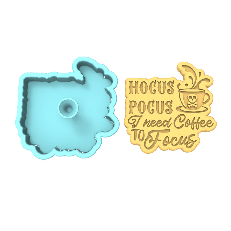 Hocus Pocus Coffee to Focus Cutter & Stamp | Halloween Witches Witch Sanderson gallery