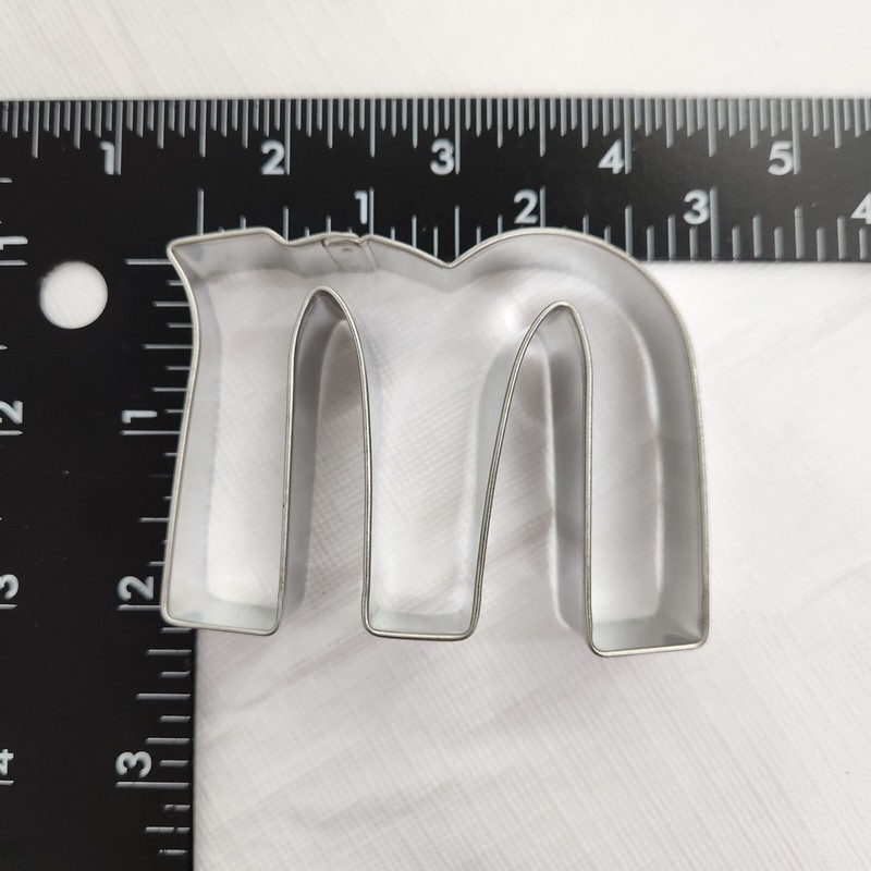 Cookie Cutter Initial Letter M Wilton Brand Monogram Metal gallery