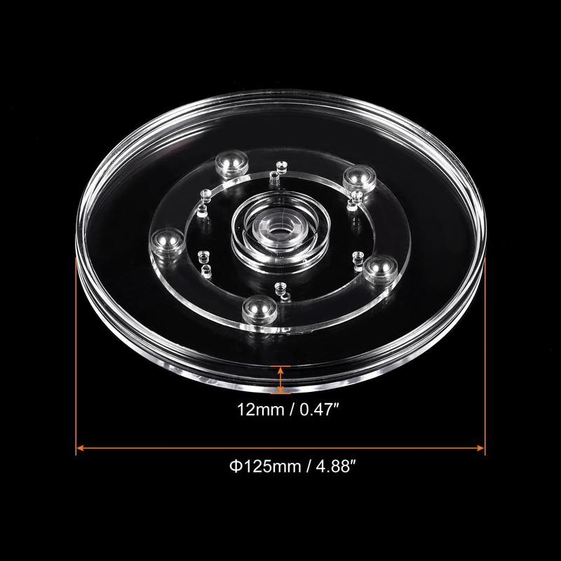 5 inch rotary swivel holder with steel ball bearings, empty 2pcs gallery