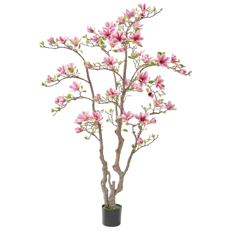 Fuxdre Artificial Magnolia Tree 6.8Ft Tall Fake Indoor Tree Realistic Real