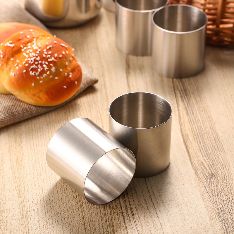 12Pcs Cake Ring Molds Round Cake Making Molds Stainless Steel Mousse Molds gallery