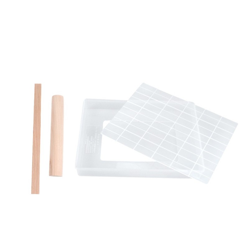 4Pcs Silicone Pastry Baking Tools Set for Nougat Nonstick Mold Rolling Pin
