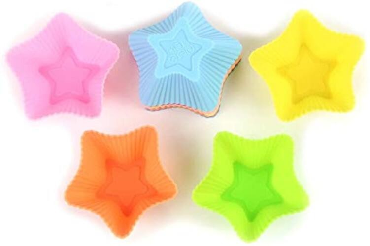 Silicone Cupcake Liners Reusable Baking Cups Nonstick Easy Clean Pastry 24pcs gallery