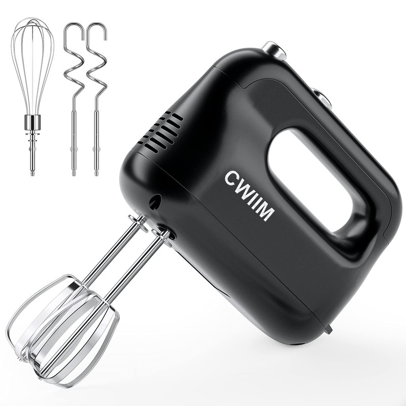 5Speed Electric Hand Mixer 5 Stainless Steel Accessories Whisk Beater gallery