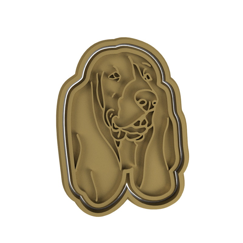 Dog Breeds Cookie Cutter Stamp Basset Beagele Blood Hound Colie German Shepard M gallery
