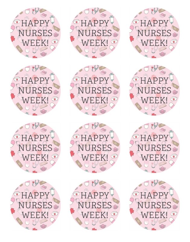 Nurse Week - Edible Icing Nurse Cake & Cupcake Toppers - 3 Sizes gallery
