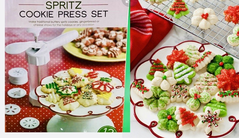 Nordic Ware International Spritz Cookie Press Set 12 Shapes~ Complete gallery