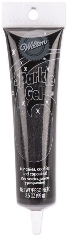 Sparkle Decorating Gel 3.5oz Black