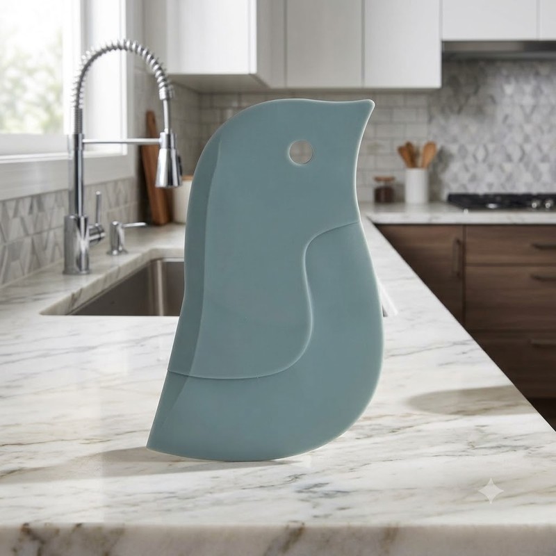 Household Kitchen Multifunctional Soft Scraper Dirt and Grease Cleaning Tool Sil gallery