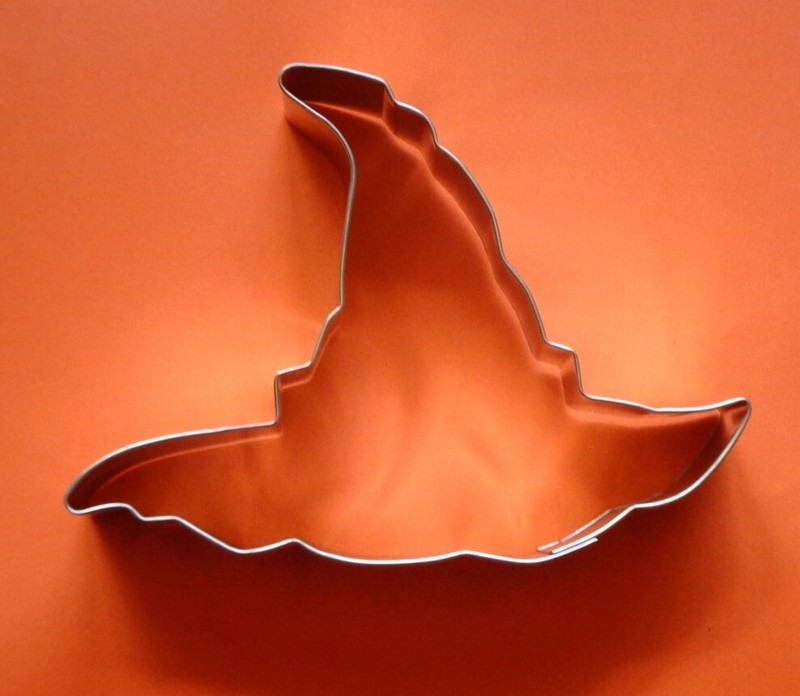New Tin Halloween Witch Hat Cookie Cutter