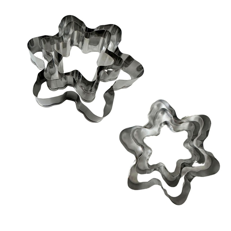 3Pcs Cookie Cutter Set Stainless Steel Cookie Cutter Mould For Baking Cake DIY gallery