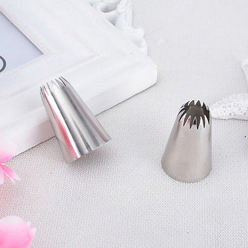 6B Stainless Steel Icing Nozzle Decor Tip Cake Baking Pastry D.82