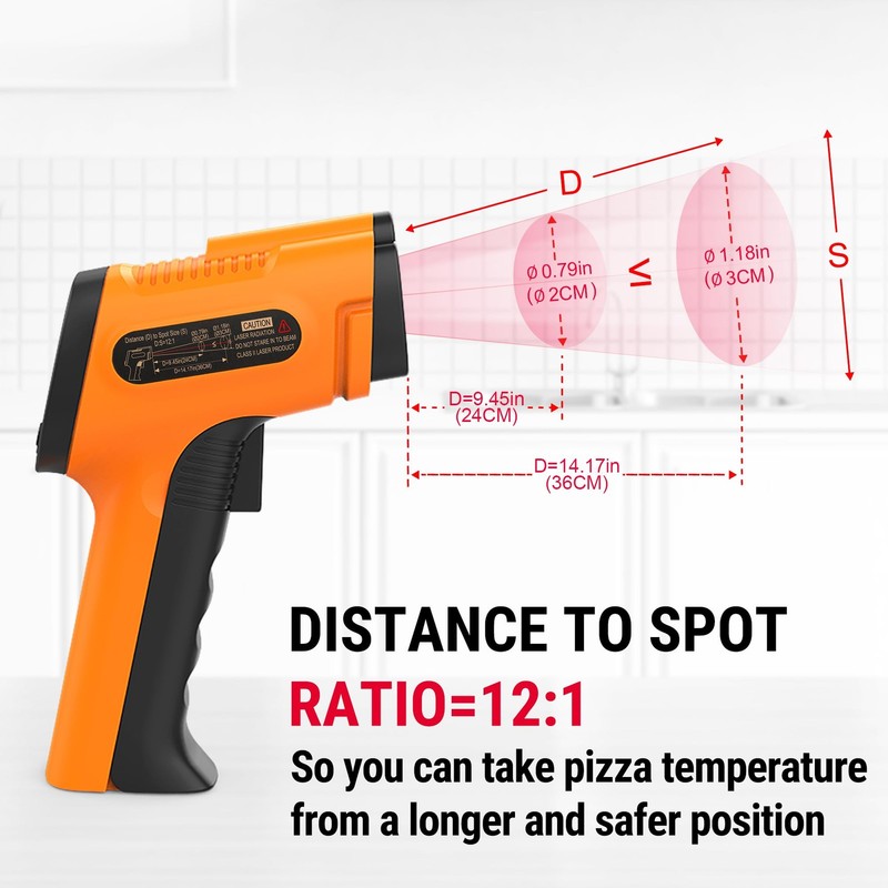 Temperature Gun, Infrared Thermometer Gun with Laser, Laser Thermometer Gun -... gallery