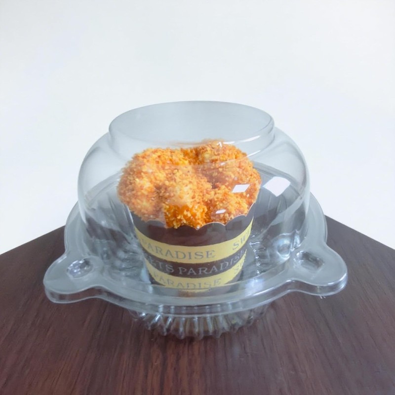 50 piece Muffin Containers Transparent Plastic Extra Large Muffin Boxes Muffin