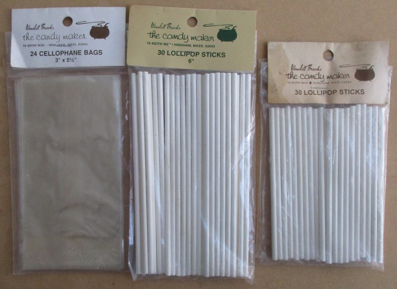 Mixed Lot of Halloween & Christmas Baking Cups Cellophane Bags Lollipop Sticks gallery
