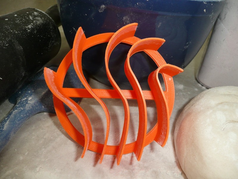 WAVE PATTERN SET OF 2 SIZES CONCHA COOKIE CUTTERS MEXICAN SWEET BREAD PR1754 gallery