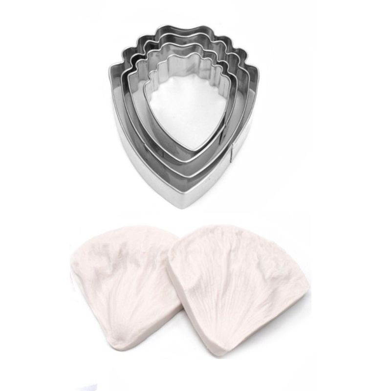 Molds and Cutters Gumpaste Poinsettia Making Tools Set for Decorating Cakes gallery