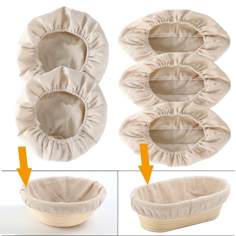 Pack Of 5 Functional Bread Proofing Basket Liners For Dough Rising And Baking gallery
